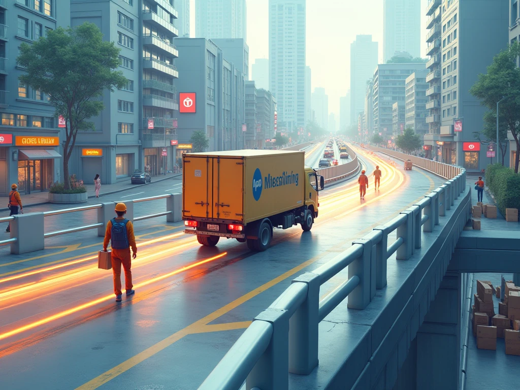 Delivery process illustration